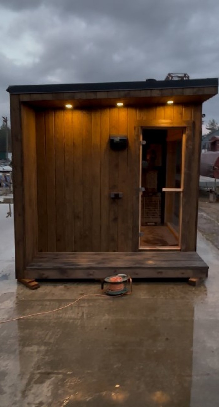 Каркасная сауна 3 х 2,5м печь Aston - 12 500 рублей