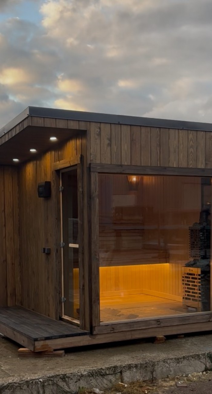 Каркасная сауна 3 х 2,5м печь Aston - 12 500 рублей