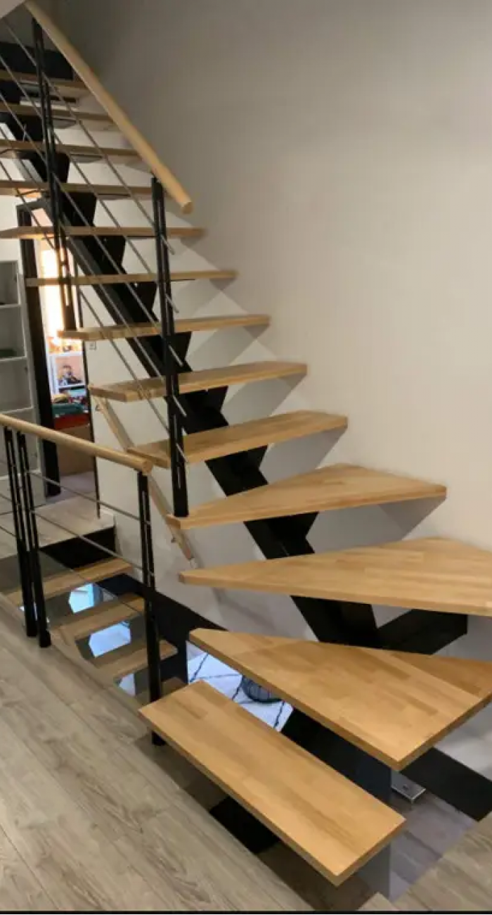 Лестница металлическая на второй этаж