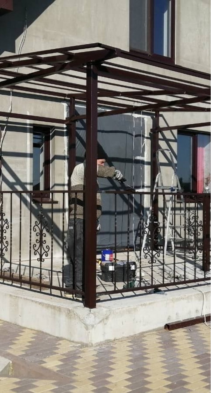 Навес крыльцо