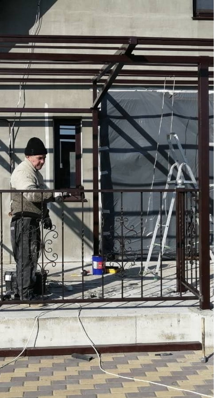 Навес крыльцо