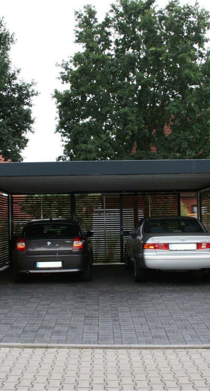 Навес для двух авто