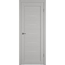 Дверь межкомнатная Atum Pro AL6 Griz Soft молдинг серебро