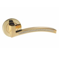 Дверная Ручка ORO&ORO Fly Swarovski 105CR- 16E gp