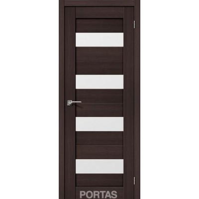 Межкомнатная дверь Экошпон Portas S23 Орех шоколад
