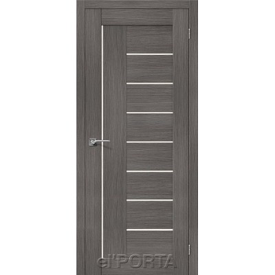 Межкомнатная дверь Экошпон Эльпорта Порта 29 Grey Veralinga