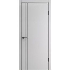 Межкомнатная дверь Полипропилен Эльпорта Порта-58 4AB Nardo Grey AL черная кромка