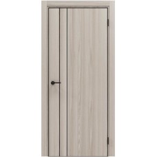 Межкомнатная дверь Полипропилен Эльпорта Порта-58 4AB Alpik Oak AL черная кромка