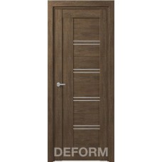 Межкомнатная дверь Экошпон Deform D18 Дуб шале корица