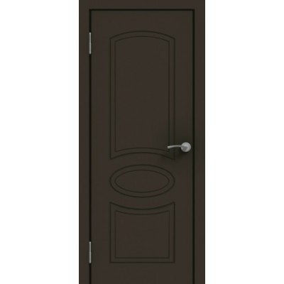 Межкомнатная дверь эмаль Юни ПГ- 02 Графит