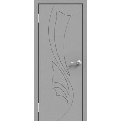 Межкомнатная дверь эмаль Юни ПГ- 04 Грей