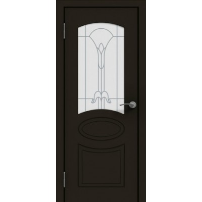 Межкомнатная дверь эмаль Юни ПО- 02 Графит