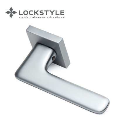Ручки дверные LOCKSTYLE NIX ZN CBM (матовый хром)