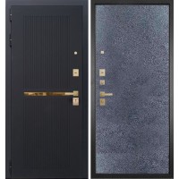 Входная дверь ГРАНИТ Ардеко-77-1 Бетон Темный