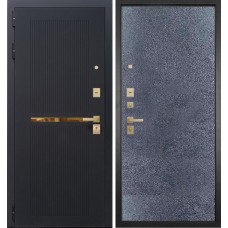 Входная дверь ГРАНИТ Ардеко-77-1 Бетон Темный