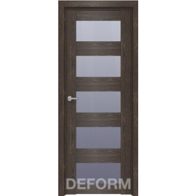 Межкомнатная дверь Экошпон Deform D12 Дуб шале корица