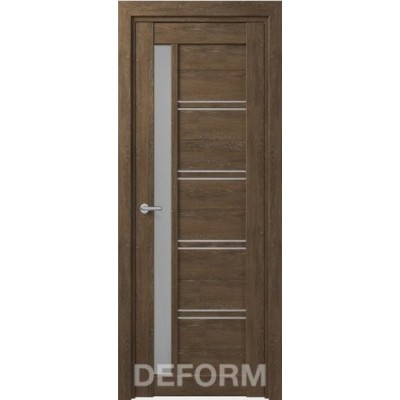 Межкомнатная дверь Экошпон Deform D19 Дуб шале корица