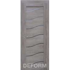 Межкомнатная дверь Экошпон Deform D2 Дуб шале графит