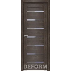 Межкомнатная дверь Экошпон Deform D4 Дуб шале корица