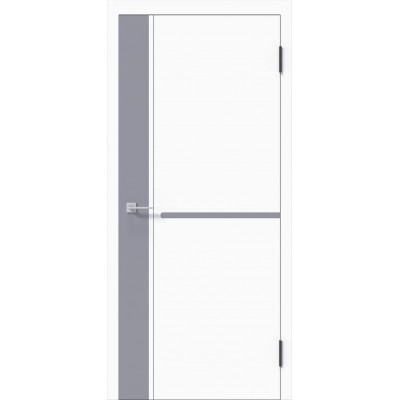Межкомнатная дверь Полипропилен Geometrica DM2 White/Grey