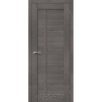 Межкомнатная дверь Экошпон Эльпорта Порта 26 Grey Veralinga
