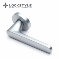 Ручки дверные LOCKSTYLE ELLIPSE ZR CBM (матовый хром)