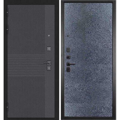 Входная дверь ГРАНИТ Гранж-77-1 Бетон Темный