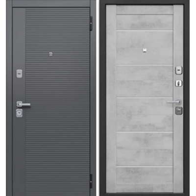 Входная дверь Гарда Бостон Бетон снежный