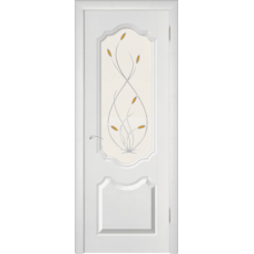 Межкомнатные двери МДФ ламинированные Верда Орхидея ПО Белый