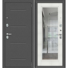 Входная дверь Эльпорта Porta R 104.П61 Антик Серебро/Bianco Veralinga