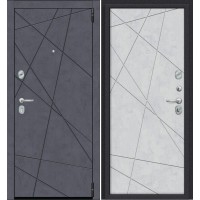 Входная дверь Эльпорта Porta R 15.15 Graphite Art/Snow Art