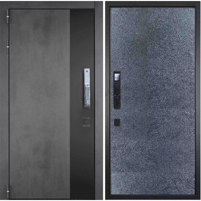 Входная дверь ГРАНИТ РОЯЛ СМАРТ-77-1 Бетон темный