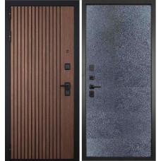 Входная дверь ГРАНИТ Шторм-77-1 Бетон Темный